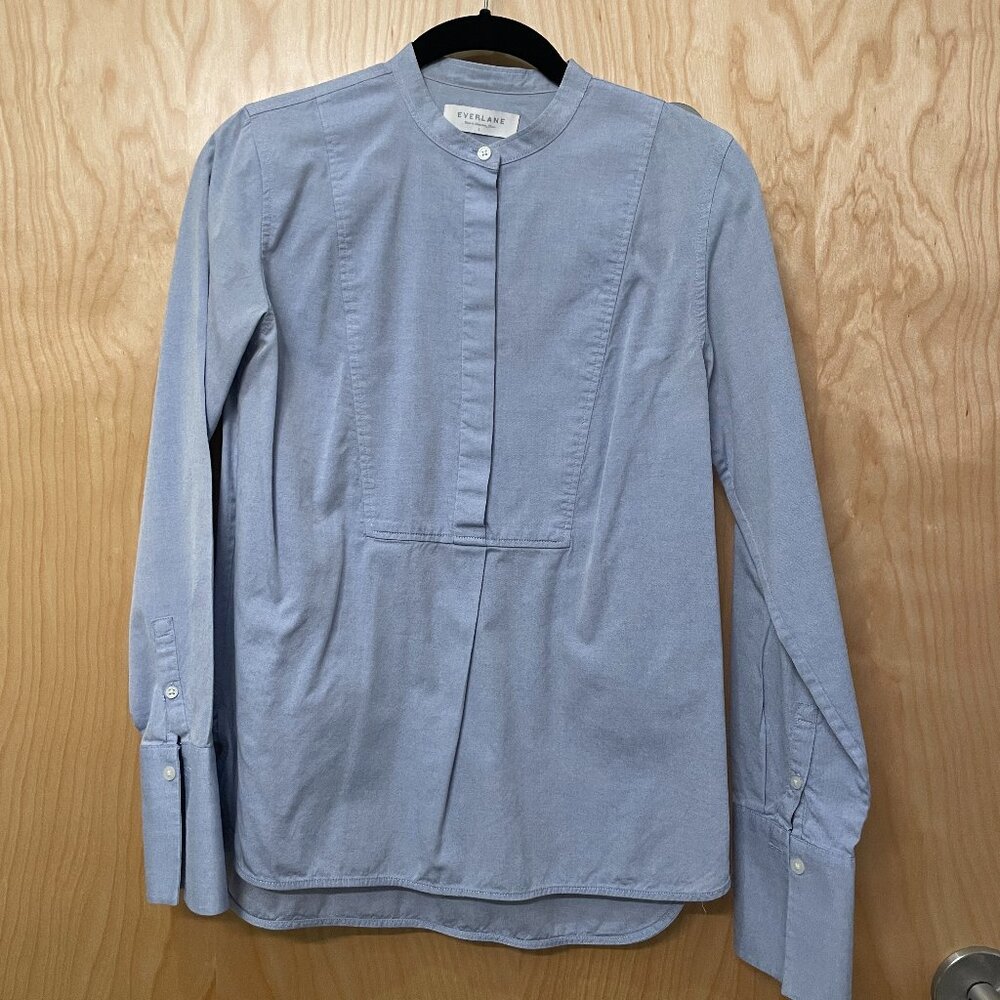 Everlane Light Blue Cotton Shirt – Size 2